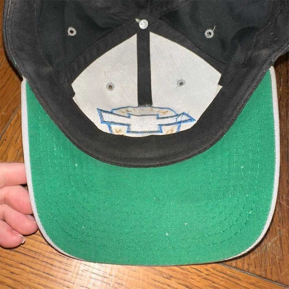 Vintage Chevrolet Snapback Hat Black Unisex Embroidered Logo Adjustable - Picture 8 of 9